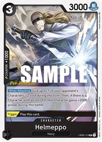 Helmeppo #OP02-113