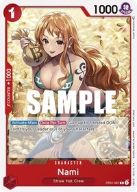 Nami (Tournament Pack Vol. 3) [Participant] #ST01-007