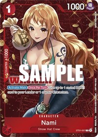 Nami (Tournament Pack Vol. 3) [Winner] #ST01-007