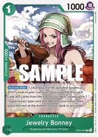 Jewelry Bonney (Tournament Pack Vol. 3) [Participant] #ST02-007