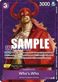 Who's.Who (Tournament Pack Vol. 3) [Winner] #ST04-010