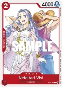 Nefeltari Vivi (OP-03 Pre-Release Tournament) [Participant] #ST01-009