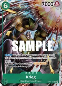 Krieg (Alternate Art) #OP03-025