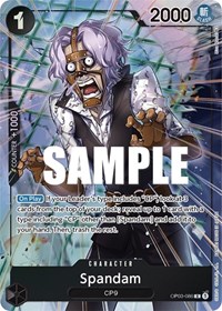 Spandam (Alternate Art) #OP03-086