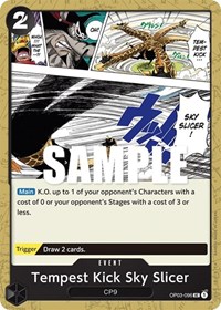 Tempest Kick Sky Slicer #OP03-096