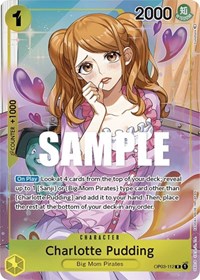 Charlotte Pudding (Alternate Art) #OP03-112
