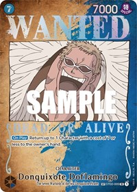Donquixote Doflamingo (Wanted Poster) #ST03-009