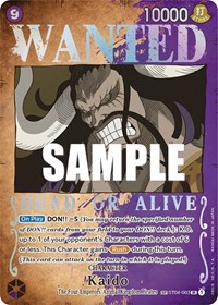 Kaido (Wanted Poster) #ST04-003