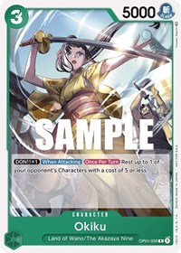Okiku (Tournament Pack Vol. 4) #OP01-035