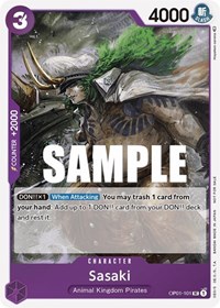 Sasaki (Event Pack Vol. 2) #OP01-101