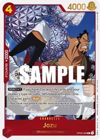 Jozu (Store Championship Participation Pack Vol. 2) #OP02-008
