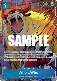 Who's.Who (Alternate Art) #OP04-051