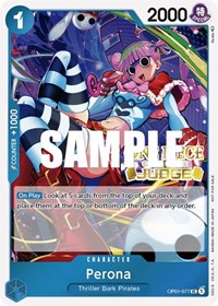 Perona (Judge Pack Vol. 2) #OP01-077