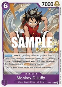 Monkey.D.Luffy (Judge Pack Vol. 2) #OP03-070