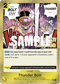 Thunder Bolt (Judge Pack Vol. 2) #OP03-121