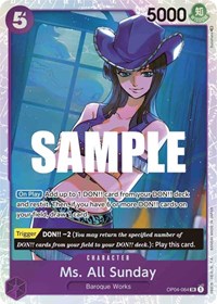 Ms. All Sunday #OP04-064