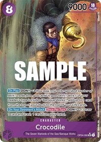 Crocodile (060) (Alternate Art) #OP04-060
