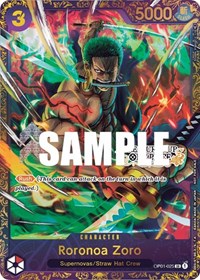 Roronoa Zoro - OP01-025 (Treasure Cup) #OP01-025