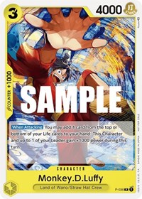 Monkey.D.Luffy (Pre-Release Tournament) #P-036