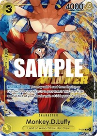 Monkey.D.Luffy (Pre-Release Tournament) (Winner) #P-036