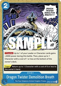 Dragon Twister Demolition Breath #OP04-057
