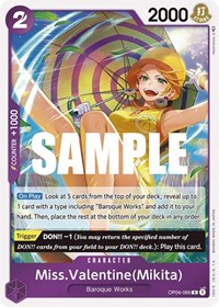 Miss.Valentine(Mikita) #OP04-066