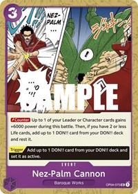 Nez-Palm Cannon #OP04-075
