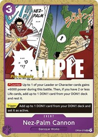 Nez-Palm Cannon #OP04-075
