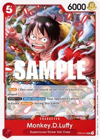 Monkey.D.Luffy (Tournament Pack Vol. 5) #ST01-012