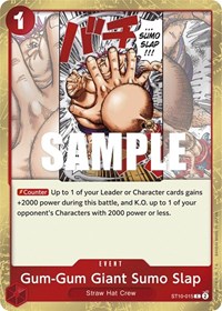 Gum-Gum Giant Sumo Slap #ST10-015