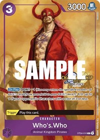 Who's.Who (CS 2023 Celebration Pack) #ST04-010