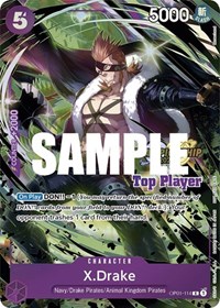 X.Drake (CS 2023 Top Players Pack) #OP01-114