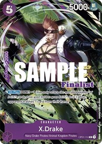 X.Drake (CS 2023 Top Players Pack) [Finalist] #OP01-114