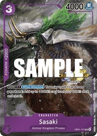 Sasaki (CS 2023 Event Pack Finalist Ver.) #OP01-101
