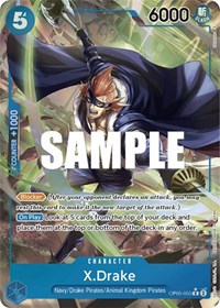 X.Drake (Alternate Art) #OP05-055