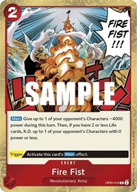 Fire Fist #OP05-019