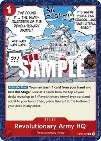 Revolutionary Army HQ #OP05-021