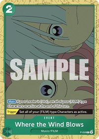 Where the Wind Blows (Starter Deck 11: Uta Deck Battle) #P-058