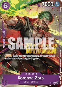 Roronoa Zoro (OP-06 Pre-Release Tournament) [Winner] #P-045