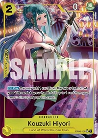 Kouzuki Hiyori (Alternate Art) #OP06-106