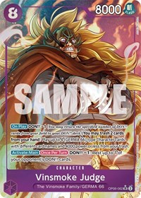Vinsmoke Judge (Alternate Art) #OP06-062