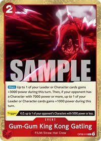 Gum-Gum King Kong Gatling #OP06-018