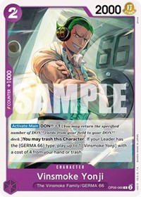 Vinsmoke Yonji (066) #OP06-066
