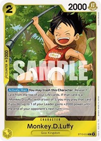 Monkey.D.Luffy (014) #ST13-014