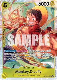 Monkey.D.Luffy (015) #ST13-015