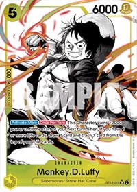 Monkey.D.Luffy (015) (Parallel) #ST13-015
