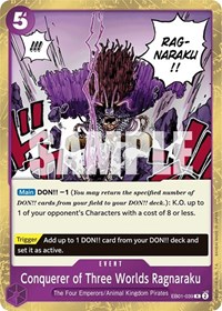 Conquerer of Three Worlds Ragnaraku #EB01-039
