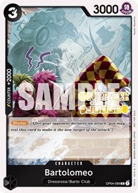 Bartolomeo (Judge Pack Vol. 3) #OP04-089