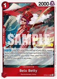 Belo Betty (Judge Pack Vol. 3) #OP05-015