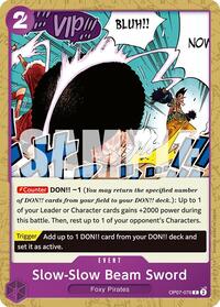 Slow-Slow Beam Sword #OP07-076